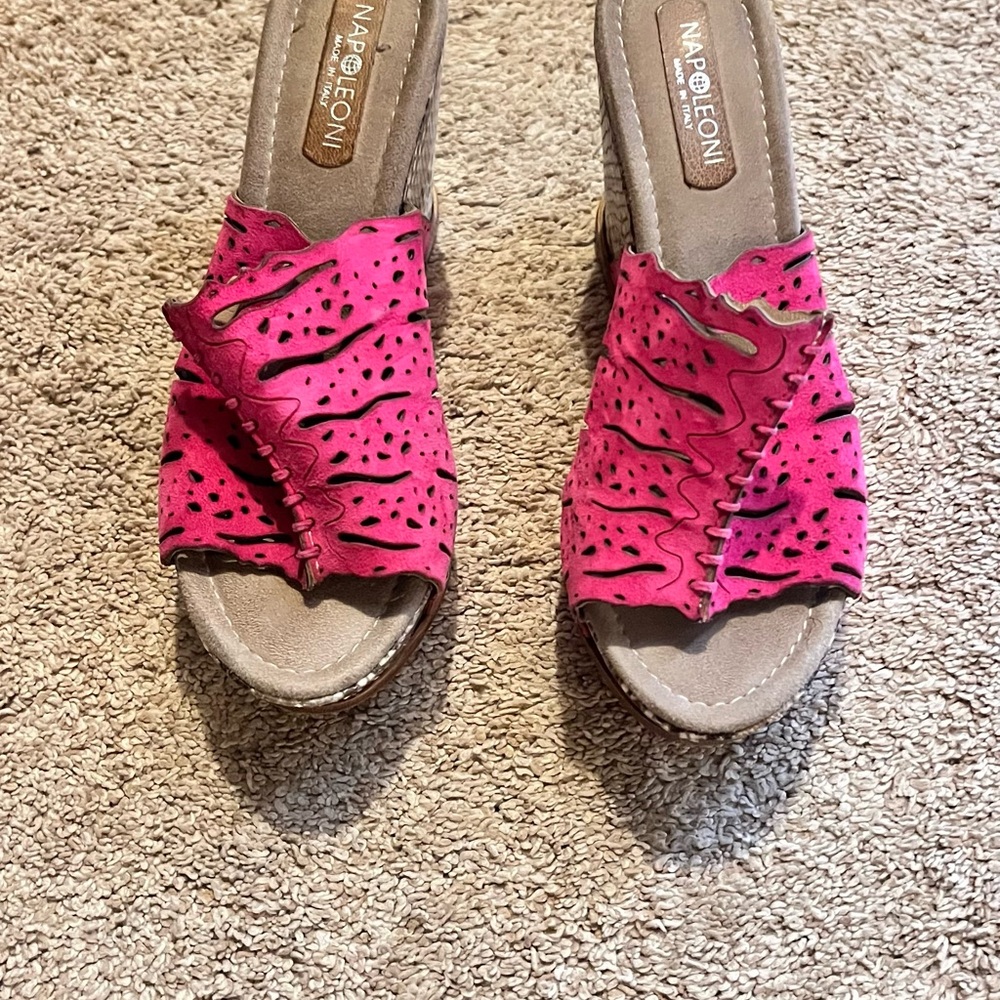 Napleoni Women's Pink Mules